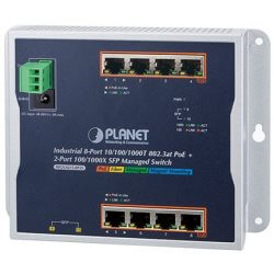 [WGS4215-8P2S] Switch mural L2 8 ports Giga PoE at 200W 2xSFP