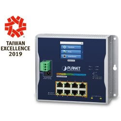 [WGS5225-8P2SV] Switch mural LCD L3 8 ports Giga PoE at 240W 2xSFP