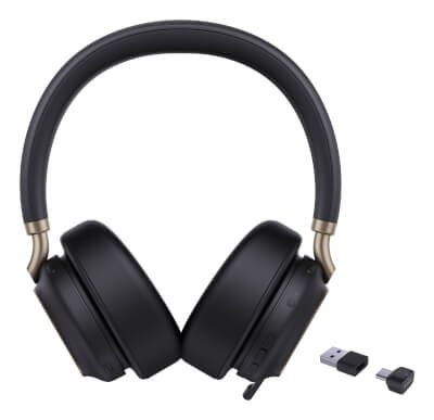[YL-BH76+V2AC] Casque Bluetooth BH76+ v2 Teams&UC Black USB A&C