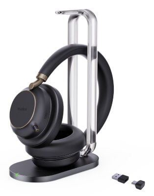 [YL-BH76+V2ACS] Casque Bluetooth BH76+ v2 Teams&UC USB A&C + stand