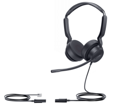 [YL-HS36D-E2] Casque filaire binaural RJ9 YHS36 haut de gamme E2
