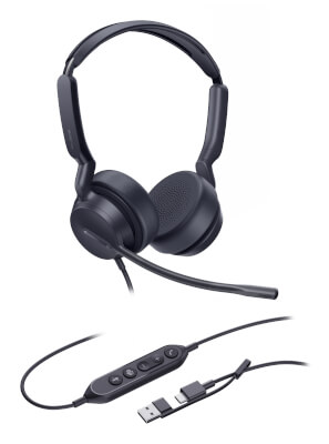 [YL-UH42DT] Casque USB A&C binaural UH42 UC&Teams