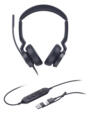 [YL-UH46DT] Casque USB A&C binaural UH46 UC&Teams