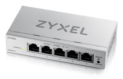 [ZYGS1200-5V3] Switch smart 5 ports Giga fanless