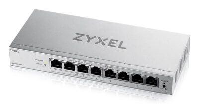 [ZYGS1200-8HPV3] Switch smart 8 ports Giga dont 4 PoE budget 60W