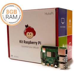 [RAS-PI-4-8GOKITV2] Kit Raspberry PI4 8GB + alim + boitier + SD32GB