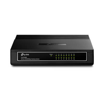 [TLSF1016D-V7.40] Switch de bureau 16 ports 10/100Mbits en plastique