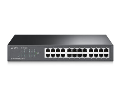 [TLSF1024D-V3.40] Switch non administr. 24 ports 10/100Mbits métal