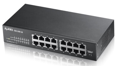 [ZYXGS1100-16E] Switch Slimline non géré 16 ports Giga