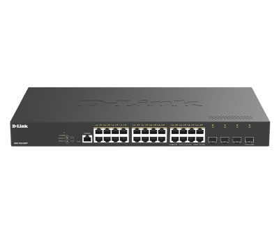 [DGS1250-28XP/E] Switch Smart+ 24 Port Giga PoE at 375W + 4 SFP+