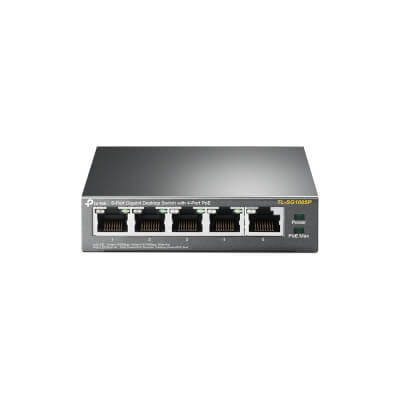 [TL-SG1005P-V6.0] Switch de bureau 5 ports Gigabit dont 4 PoE (56W)