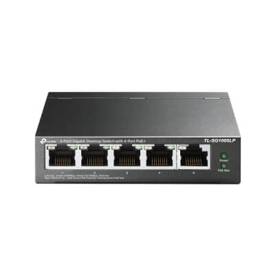 [TLSG1005LP-V4.0] Switch 5 ports Giga dont 4 PoE+ 40W