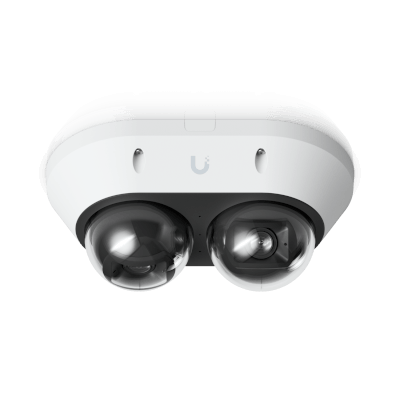 [UB-UVC-AI-MS-2-W] Caméra Sécurité blanche 16MP Multi-Objectifs AI