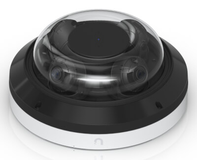 [UB-UVC-AI-MS-4-W] Caméra Sécurité Blanche 32MP Multi-Objectifs AI