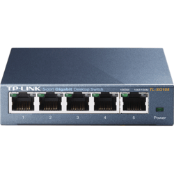 [TL-SG105/TP] Switch 5 ports Gigabit métallique