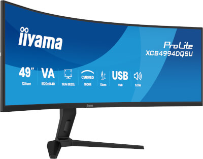 [IIXCB4994DQSUB1] Moniteur VA incurvé ultra-large 32:9 de 49 pouces