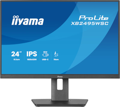 [II-XB2495WSC-B1] Moniteur IPS 24” format 16:10 et hub USB