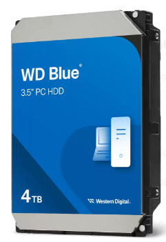 [12201227] HDD WD Blue PC Desktop 3"1/2 Sata III 4Tb 128Mo