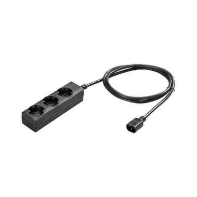 [1010081] Cable de sortie IEC-C14 vers 3 prises SCHUKO 10A