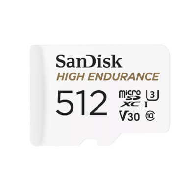 [MICROSDXC512-10] SanDisk High Endurance microSDXC 512 Go Classe 10