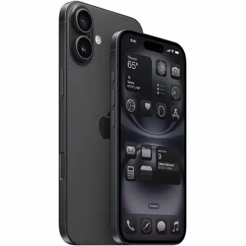 Smartphone Apple iPhone 16 128 Go - Écran - Écran 15,5 cm (6,1") OLED 2556 x 1179 - Hexa-core (6 Core) - 8 Go RAM - Noir - Barre - 2 Support de SIM - Sans SIM - Front Camera: 12 Mégapixels - Rear Camera: 48 Mégapixels / 12 Mégapixels - NFC - VoLTE prise en charge - Appels Wi-Fi pris en charge
